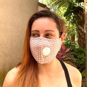 Stylish Handmade Plaid Mask